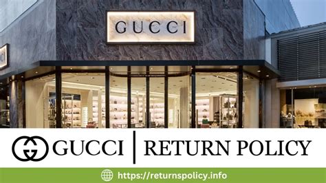 gucci return policy online.